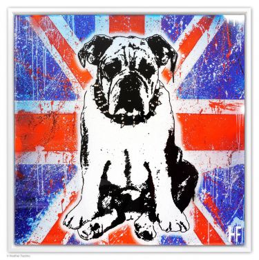 Diverse Künstler "Heather Fazzino - Union Jack Bulldog"