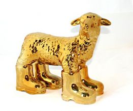  "Cloned Porcelain Lamb - Gold"